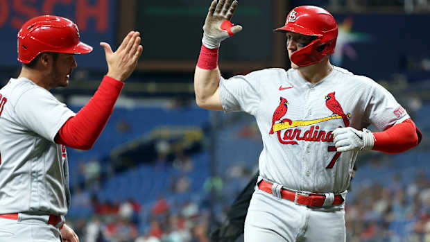 St. Louis Cardinals catcher Andrew Knizner